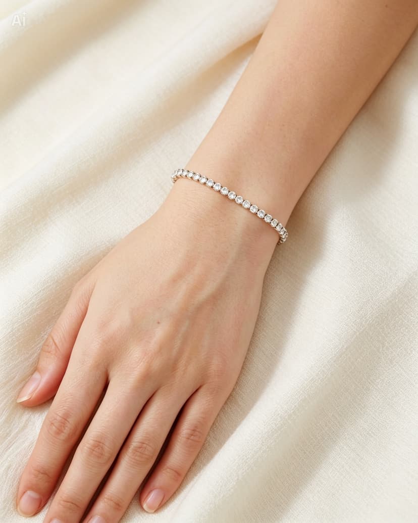 Classic Crystal Tennis Bracelet