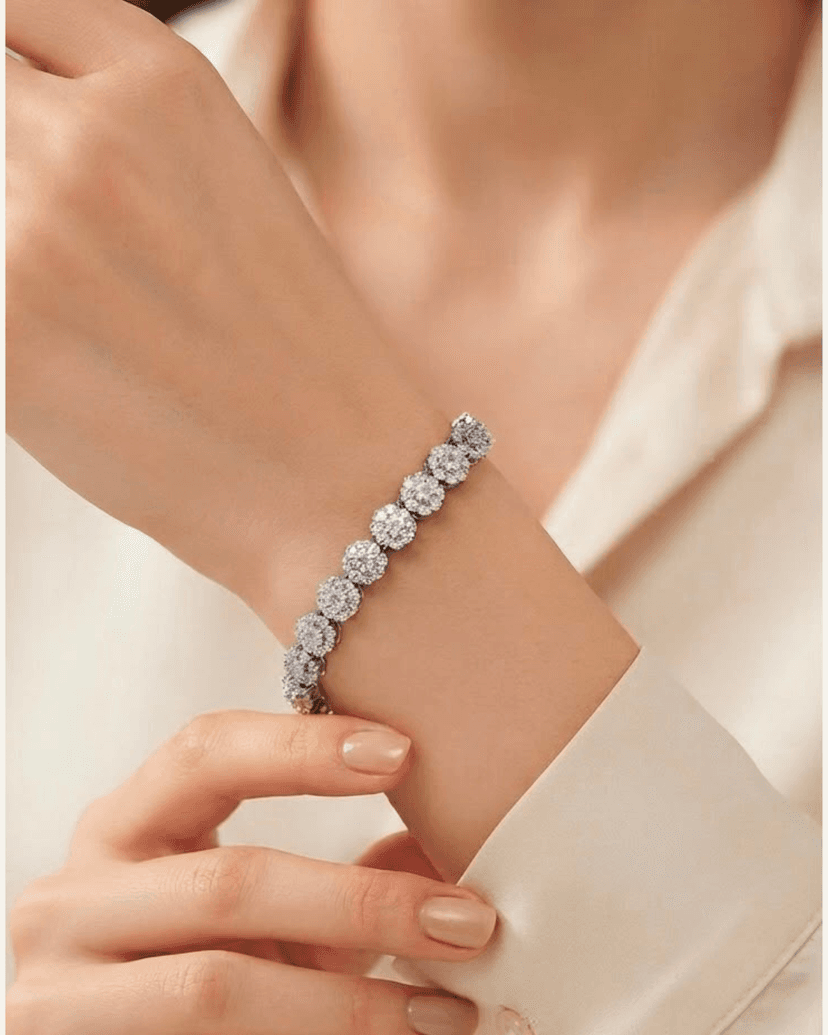 Premium Square Cluster Bracelet
