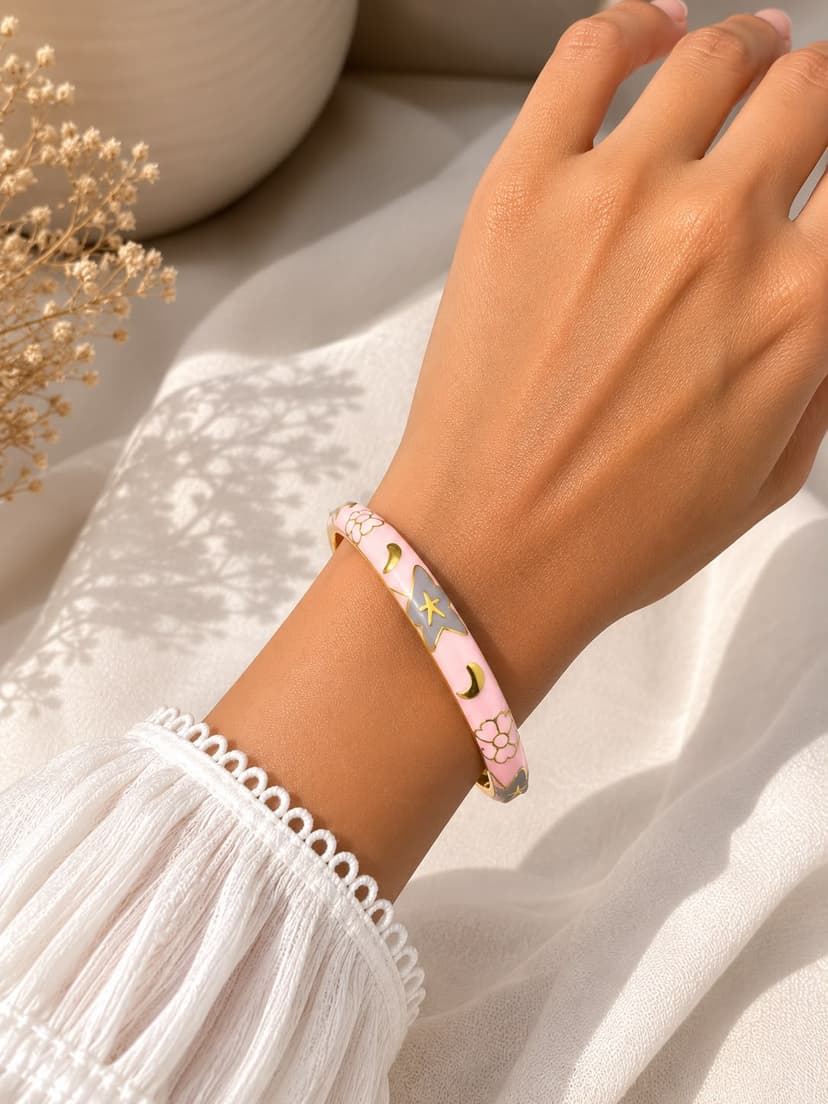 Blush Multi Toned Bangle