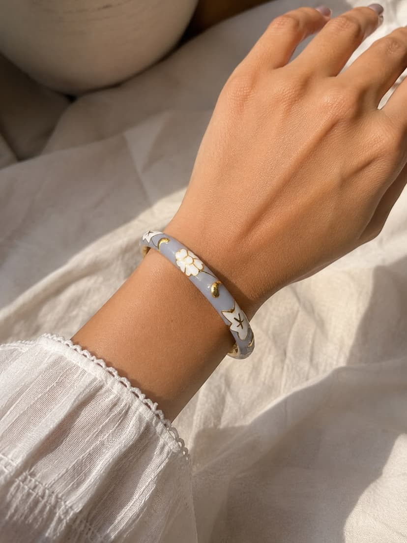 Lavender Multi toned Bangle